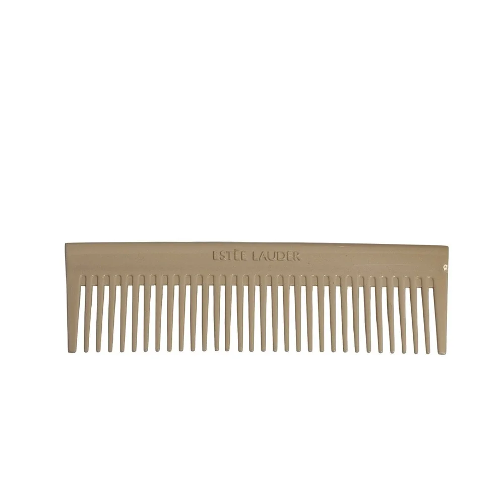 VTG Estee Lauder Hair Comb‎ Cream Wide Tooth Detangler Vanity Beauty Accessory